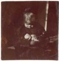 Free download [Betty Reynolds with Doll on Lap] free photo or picture to be edited with GIMP online image editor